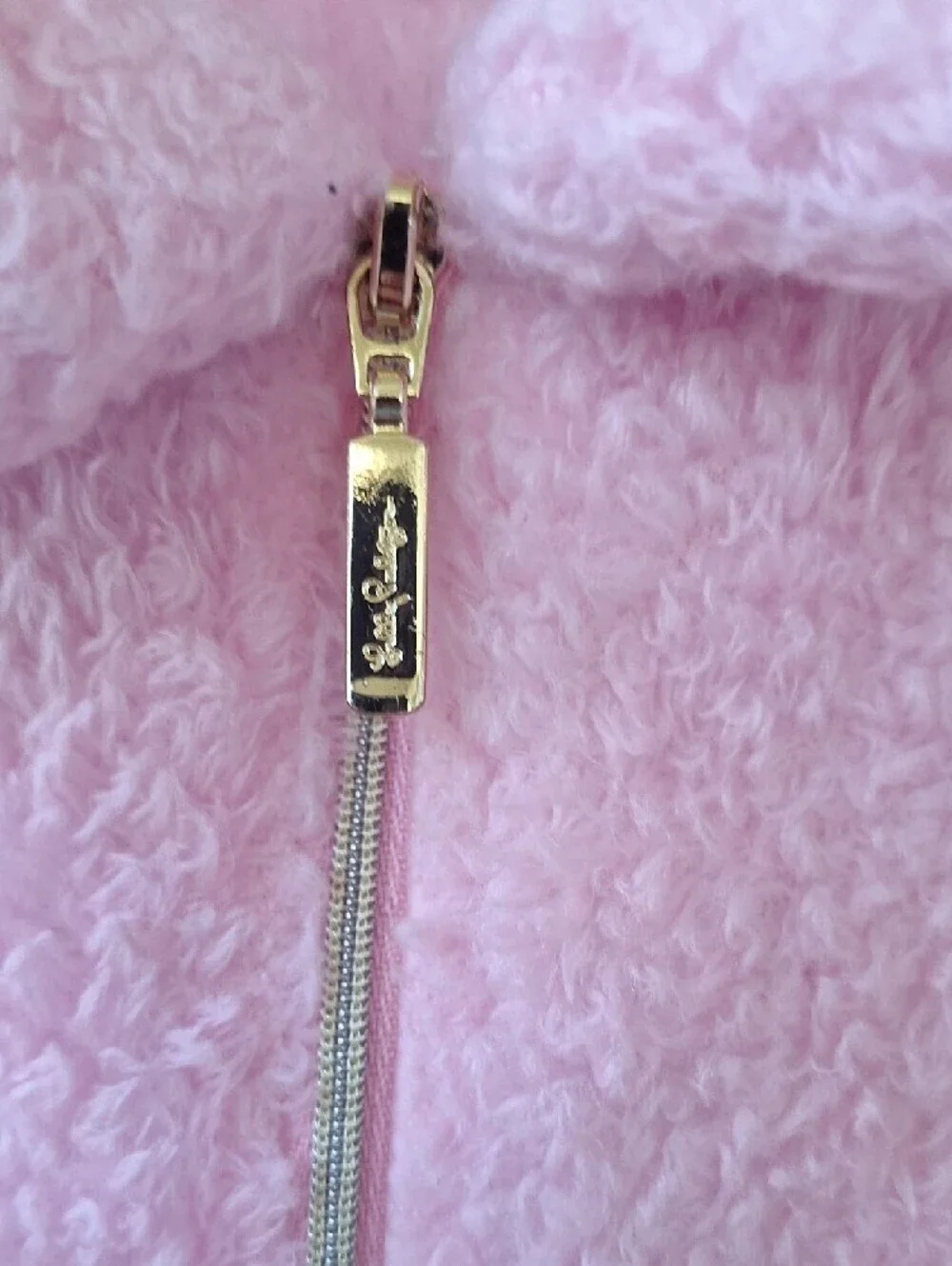Lilly Pulitzer Girls' Cozy Pink Sherpa Full Zip Pockets Jacket Size L 8-10